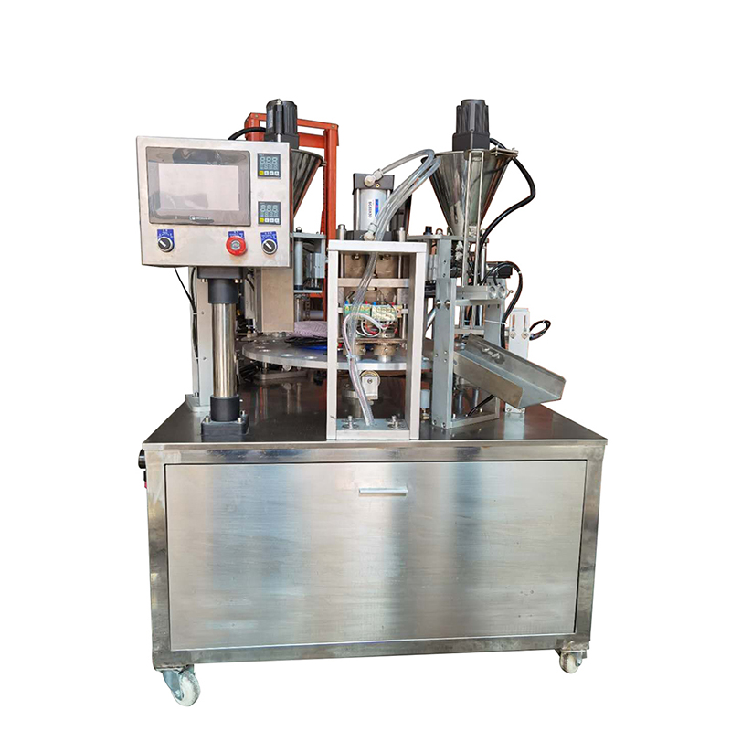 Capsule coffee filling and sealing machine (9)